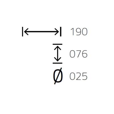 9235 Çekme Kol Altın Renk 19 Cm