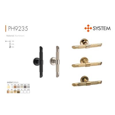 9235 Çekme Kol Siyah Renk 19 Cm