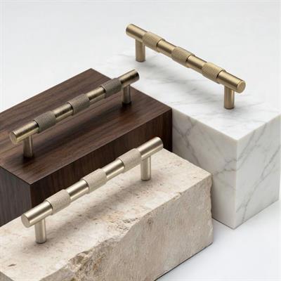 9387 Desenli Modern Kulp Parlak Nikel Renk