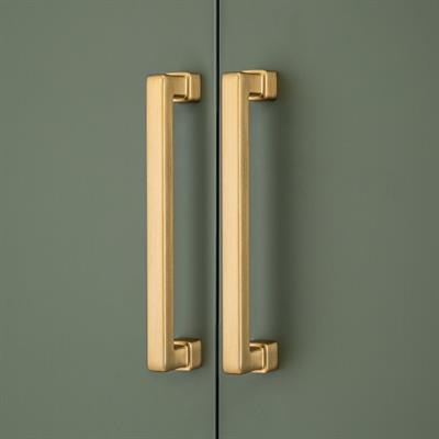 9402 Çekme/Sürgü Kapı Kolu Altın Saten Renk 19.2 cm