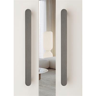 9405 Çekme/Sürgü Kapı Kolu Kalaylı Siyah Saten Renk 27.6 cm