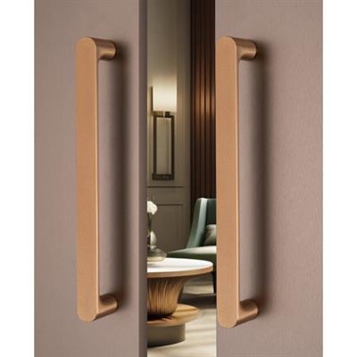 9406 Çekme/Sürgü Kapı Kolu Şampanya Saten Renk 27.6 cm