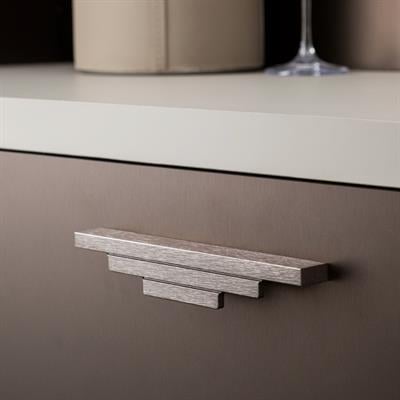 9429 Modern Çizgili Kulp Koyu Bronz Saten Renk