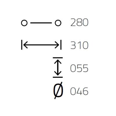 9590 Çekme Kol Antik Renk 28 Cm
