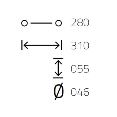 9590 Çekme Kol Antik Gümüş Renk 28 Cm