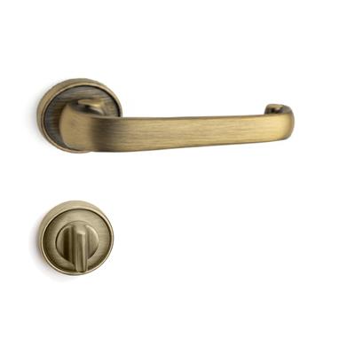 Adrıa Rozetli Kapı Kolu Takımı Antik  Renk