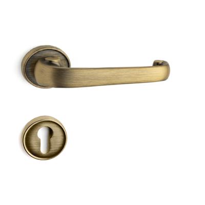 Adrıa Rozetli Kapı Kolu Takımı Antik  Renk