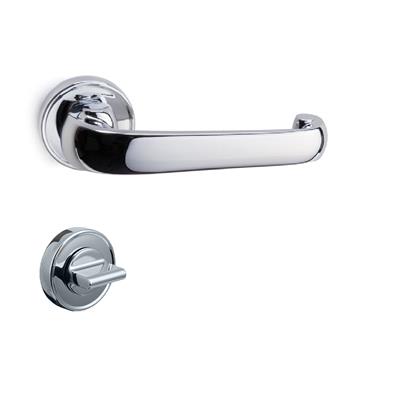 Adrıa Rozetli Kapı Kolu Takımı Krom Rengi