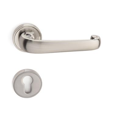 Adrıa Rozetli Kapı Kolu Takımı Saten Renk