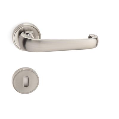 Adrıa Rozetli Kapı Kolu Takımı Saten Renk