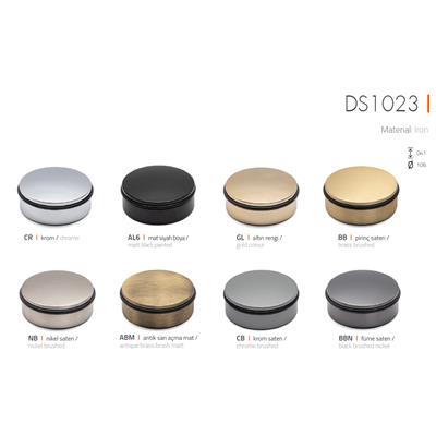 1023 Kapı Önü Ağırlıklı Kapı Stoperi Krom (2 Kg) Çap 10.6 Cm