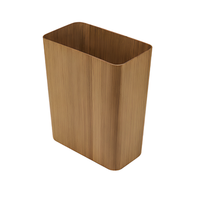 Ahşap Dikdörtgen Banyo ve Çalışma Odası Çöp Kovası Ø25 x 30 cm