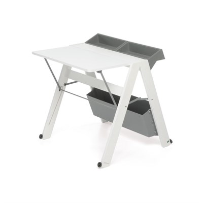 Allieva Ahşap Katlanır Masa Beyaz Renk