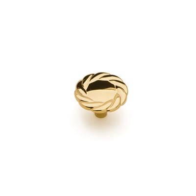 4450 Tek Delikli Düğme Kulp Altın Renk Çap 34 mm