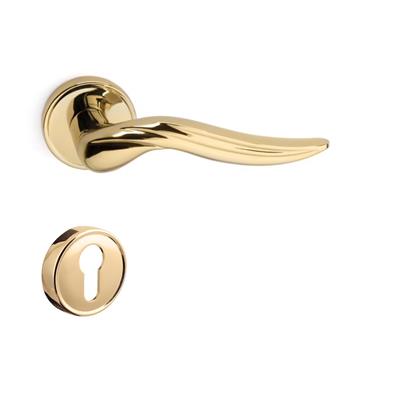 Arel Rozetli Kapı Kolu Takımı Altın  Renk