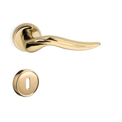 Arel Rozetli Kapı Kolu Takımı Altın  Renk