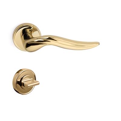 Arel Rozetli Kapı Kolu Takımı Altın  Renk