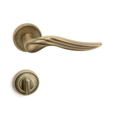 Arel Rozetli Kapı Kolu Takımı Antik  Renk