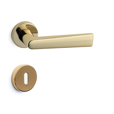 Arıel Rozetli Kapı Kolu Takımı Altın Rengi