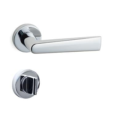 Arıel Rozetli Kapı Kolu Takımı Krom  Renk