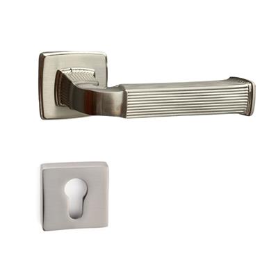 Astorıa Rozetli Kapı Kolu Takımı Saten Renk