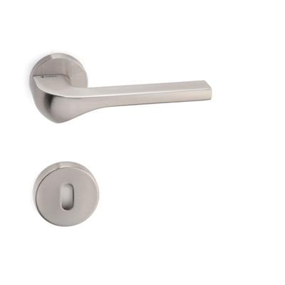 Aten Rozetli Kapı Kolu Takımı Saten Renk