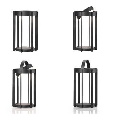 Ateş Böceği Feneri Led Işıklı Siyah 30 cm