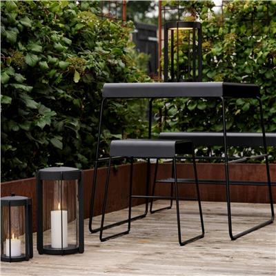 Ateş Böceği Feneri Led Işıklı Siyah 30 cm