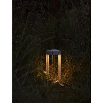 Ateş Böceği Feneri Led Işıklı Soft Gri 30 cm