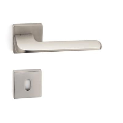 Atlas Rozetli Kapı Kolu Takımı Saten Renk