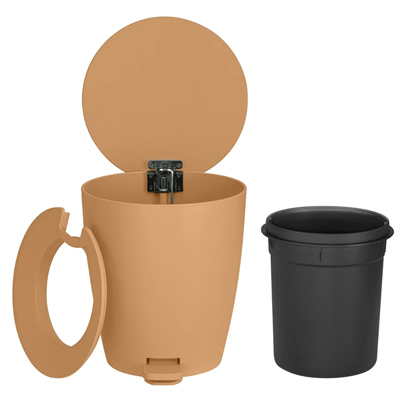 AVA Pedallı Çöp Kovası Taba 3 Litre