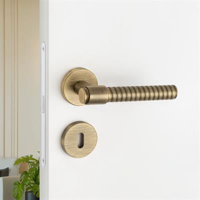 Axel-B Rozetli Kapı Kolu Antik Renk