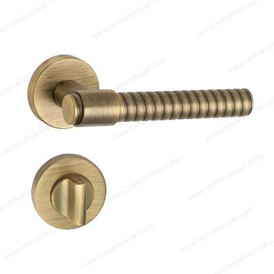 Axel-B Rozetli Kapı Kolu Antik Renk