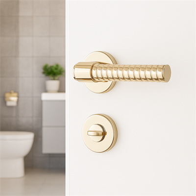 Axel-B Rozetli Kapı Kolu Gold Renk