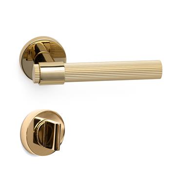 Axel-L Rozetli Kapı Kolu Takımı Altın Renk