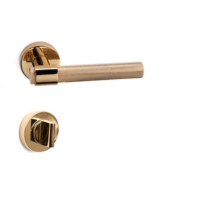 Axel-T Rozetli Kapı Kolu Takımı Gold Renk