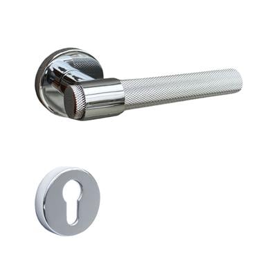 Axel-T Rozetli Kapı Kolu Takımı Krom Renk