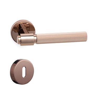 Axes-L Rozetli Kapı Kolu Takımı Rose Renk