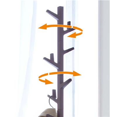 Ayaklı Palto Askılığı Kahverengi 176 cm