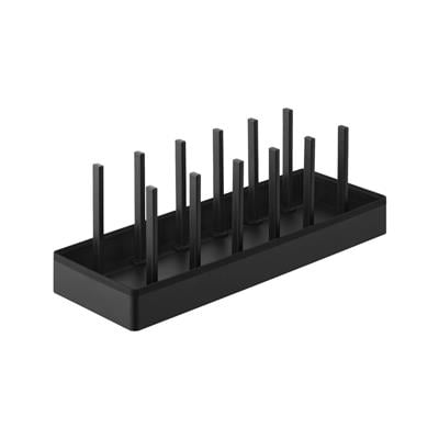 Ayarlanabilir Tencere Kapağı ve Tava Düzenleyici Siyah 40 cm