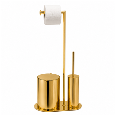 Banyo 3lü Hareketli Wc Set Altın 71x33x21 cm