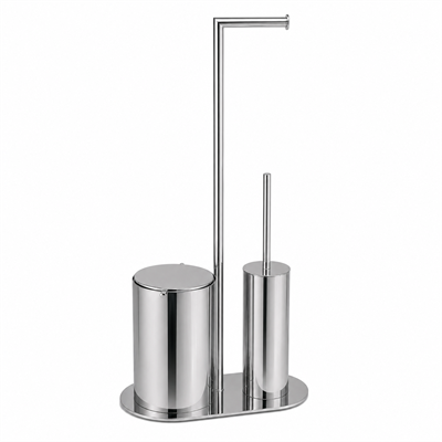 Banyo 3lü Hareketli Wc Set Krom 71x33x21 cm