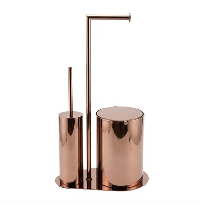 Banyo 3lü Hareketli Wc Set Rose 71x33x21 cm