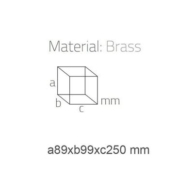 Banyo Duş Raf Sistemi Gold Branch Renk 25 cm