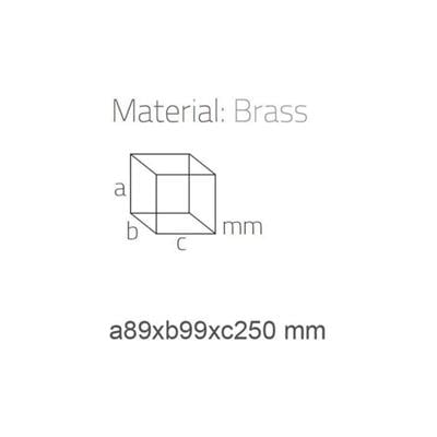 Banyo Duş Raf Sistemi Gold Renk 40 cm