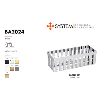 Tezgah Üstü Banyo Havluluk Sepet Krom 31 cm