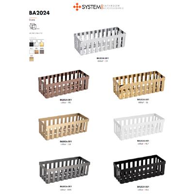 Tezgah Üstü Banyo Havluluk Sepet Siyah 31 cm