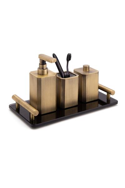 Banyo Tepsisi Cam|Gold 54x170x330 mm