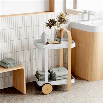 Bellwood Beyaz Servis Arabası