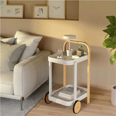 Bellwood Beyaz Servis Arabası